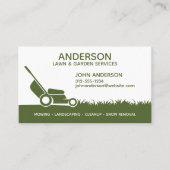 プロフェッショナルモダン造園およびラ気にウン 名刺 (正面)