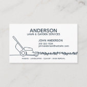 プロフェッショナルモダン造園およびラ気にウン 名刺 (正面)