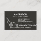 プロフェッショナルモダン造園およびラ気にウン 名刺 (正面)