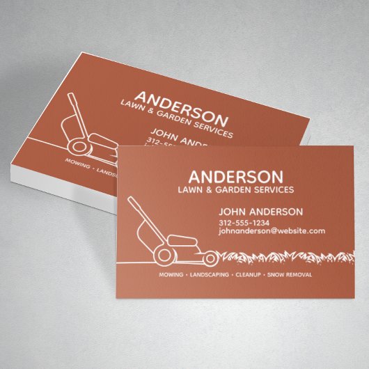 プロフェッショナルモダン造園およびラ気にウン 名刺