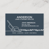 プロフェッショナルモダン造園およびラ気にウン 名刺 (正面)