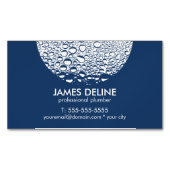 プロフェッショナルモダン配管工 マグネット名刺 (正面)