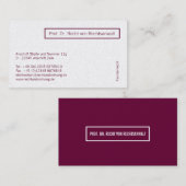 プロフェッショナルモダン 名刺 (正面/裏面)