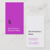 プロフェッショナルモダン 名刺 (正面/裏面)