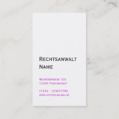 プロフェッショナルモダン 名刺 (裏面)