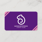 プロフェッショナルモダンQRコーカスタムドパーソナライズされたブ 名刺 (正面)