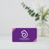 プロフェッショナルモダンQRコーカスタムドパーソナライズされたブ 名刺 (スタンド正面)