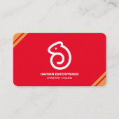 プロフェッショナルモダンQRコーカスタムドパーソナライズされたブ 名刺 (正面)