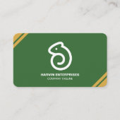 プロフェッショナルモダンQRコーカスタムドパーソナライズされたブ 名刺 (正面)