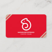 プロフェッショナルモダンQRコーカスタムドパーソナライズされたブ 名刺 (正面)