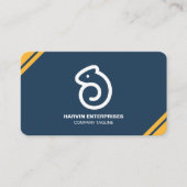 プロフェッショナルモダンQRコーカスタムドパーソナライズされたブ 名刺 (正面)