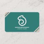 プロフェッショナルモダンQRコーカスタムドパーソナライズされたブ 名刺 (正面)