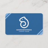 プロフェッショナルモダンQRコーカスタムドパーソナライズされたブ 名刺 (正面)