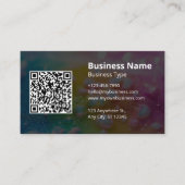 プロフェッショナルモダンQRコードウェブサイトソーシャルメディア 名刺 (正面)
