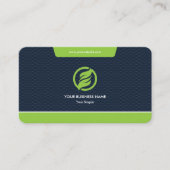 プロフェッショナルモダンQRコードカスタムのパーソナライズされた 名刺 (正面)