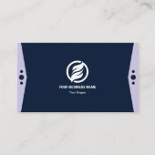 プロフェッショナルモダンQRコードカスタムパーソナライズされたBu 名刺 (正面)