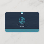 プロフェッショナルモダンQRコードカスタムパーソナライズされたBu 名刺 (正面)