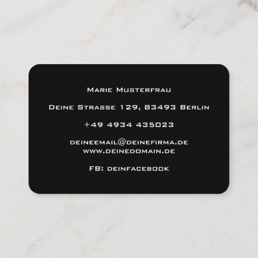 プロフェッショナルモデルモノグラムヴィシェンカルテ 名刺 (裏面)