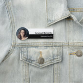 プロフェッショナルモノクロカスタム写真 名札 (インサイチュ)