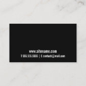 プロフェッショナルモノクロ写真 名刺 (裏面)