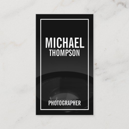 プロフェッショナルモノクロ写真 名刺 (正面)