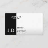 プロフェッショナルモノグラムの 名刺 (正面)