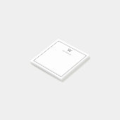 プロフェッショナルモノグラムクラシック白黒 ポストイット (アングル)