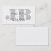 プロフェッショナルモノグラムコンサルタントの名刺 名刺 (正面/裏面)