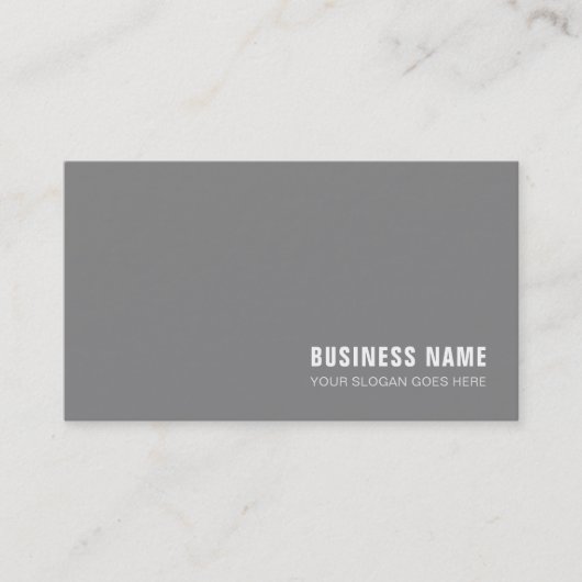 プロフェッショナルモノグラムデザインモダンプレインラグジュアリー 名刺 (正面)