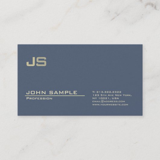 プロフェッショナルモノグラムプレミアムパールフィニッモダンシュ 名刺 (正面)