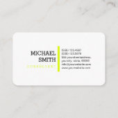 プロフェッショナルモノグラムモダンシャートレウスストライプズ 名刺 (裏面)