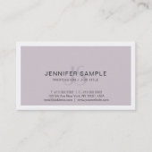 プロフェッショナルモノグラムモダンシンプルシックグラフィック 名刺 (正面)