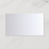 プロフェッショナルモノグラム金ゴールド銀エレガント 名刺 (裏面)