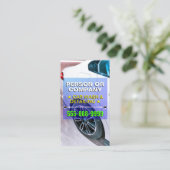 プロフェッショナルモバイルカーウォッシュ&ディテリング 名刺 (スタンド正面)