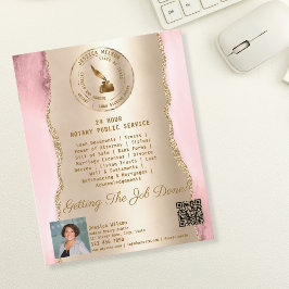 プロフェッショナルモバイル公証人・ローン署名業者 チラシ