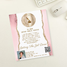 プロフェッショナルモバイル公証人・ローン署名業者 チラシ