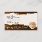 プロフェッショナルモバイル公証人・ローン署名業者 名刺 (裏面)