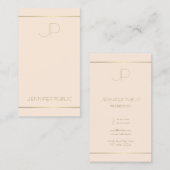 プロフェッショナルモモダンノグラエレガントムテンプレート 名刺 (正面/裏面)