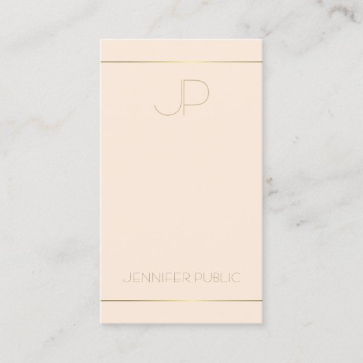 プロフェッショナルモモダンノグラエレガントムテンプレート 名刺 (正面)