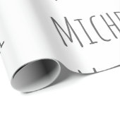 プロフェッショナルユニーククラシカルシンプル名 ラッピングペーパー (ロールコーナー)