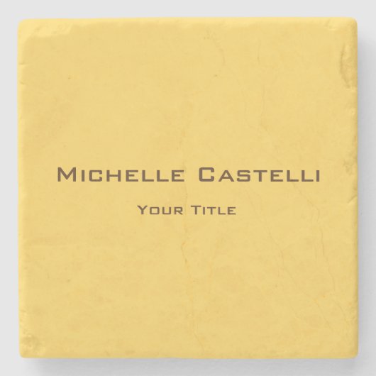 プロフェッショナルユニーククラシカルシンプル平野 ストーンコースター (正面)