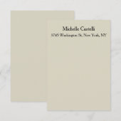 プロフェッショナルユニーククラシカルシンプル エンクロージャーカード (正面/裏面)