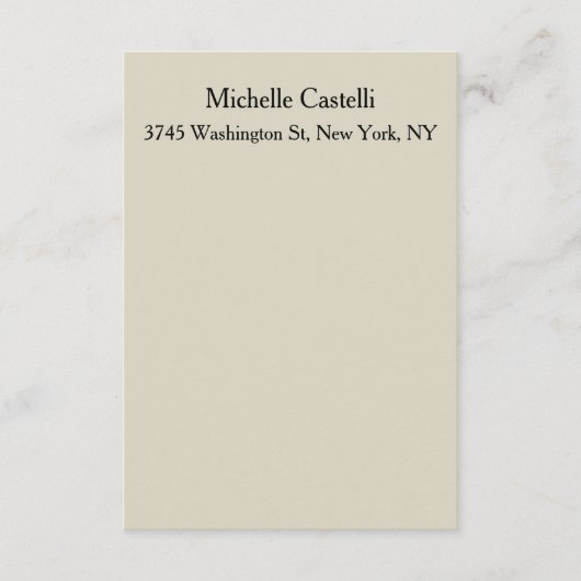 プロフェッショナルユニーククラシカルシンプル エンクロージャーカード (正面)