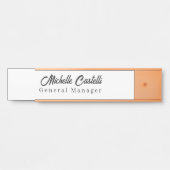 プロフェッショナルユニーククラシカルシンプル サインプレート (正面)