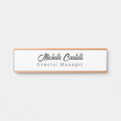 プロフェッショナルユニーククラシカルシンプル サインプレート (正面)