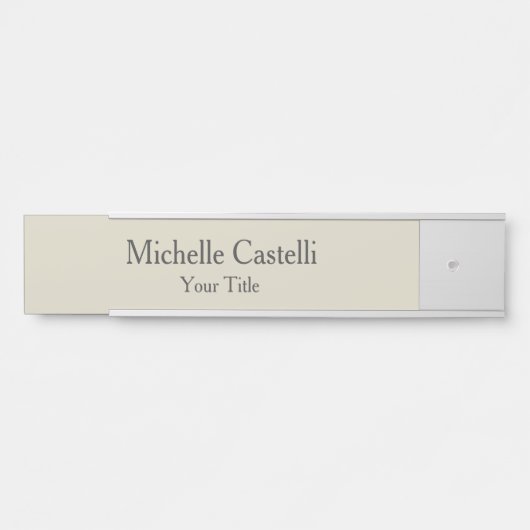 プロフェッショナルユニーククラシカルシンプル サインプレート (正面)