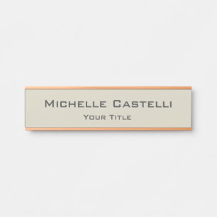 プロフェッショナルユニーククラシカルシンプル サインプレート