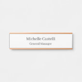 プロフェッショナルユニーククラシカルシンプル サインプレート (正面)