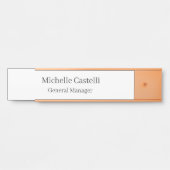 プロフェッショナルユニーククラシカルシンプル サインプレート (正面)