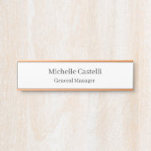 プロフェッショナルユニーククラシカルシンプル サインプレート (正面)